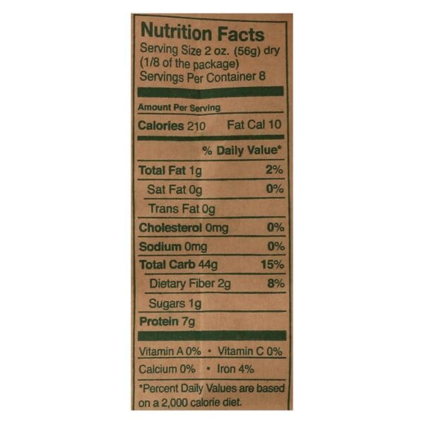 Montebello Organic Pasta - Farfalle - Case of 12 - 1 lb. - Image 3