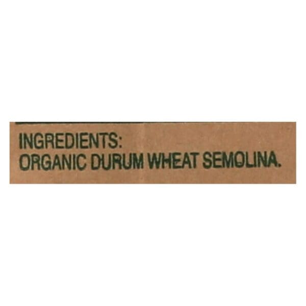Montebello Organic Pasta - Farfalle - Case of 12 - 1 lb.
