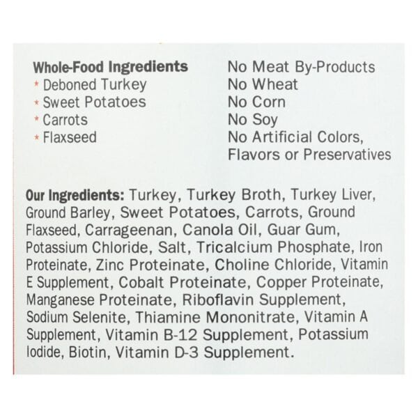 Wellness Pet Products Dog Food - Turkey and Sweet Potato Recipe - Case of 12 - 12.5 oz. - Image 2