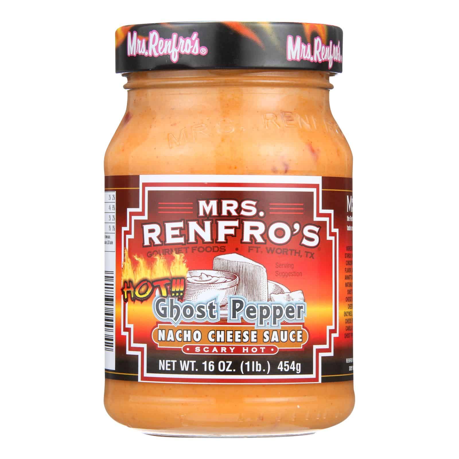 Mrs. Renfro Ghost Pepper Nacho Cheese Sauce - Case of 6 - 16 OZ - Image 2
