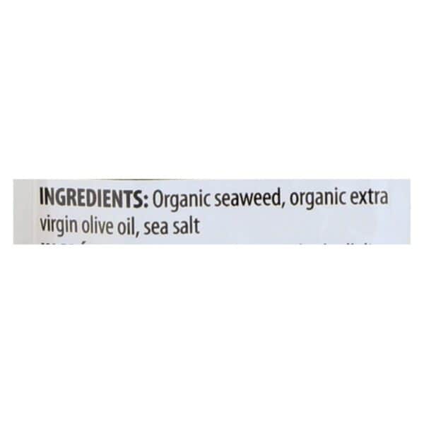 Seasnax Organic Classic Single - 5 Full Sheets - Case of 12 - 0.36 oz. - Image 2