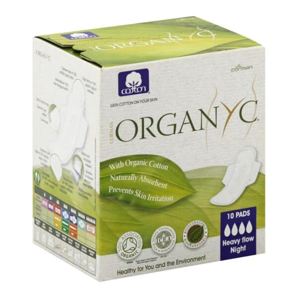 Organyc - Pads Night Ctn Fold W/wng - 1 Each - 10 CT - Image 2