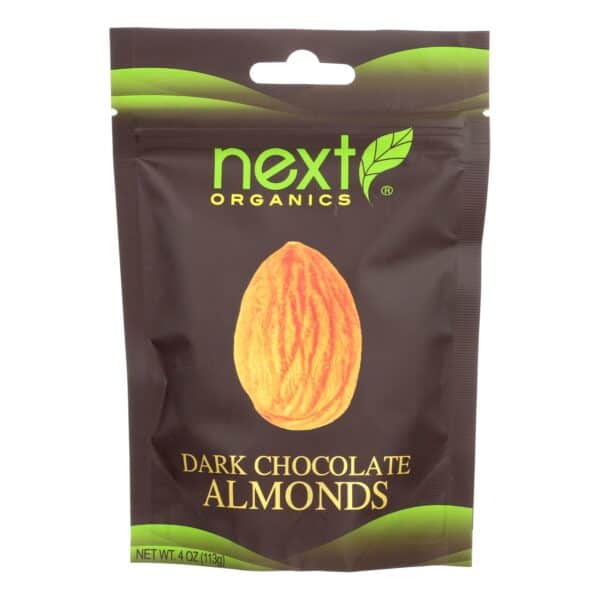 Next Organics Organic Dark Chocolate - Almonds - Case of 6 - 4 oz. - Image 3