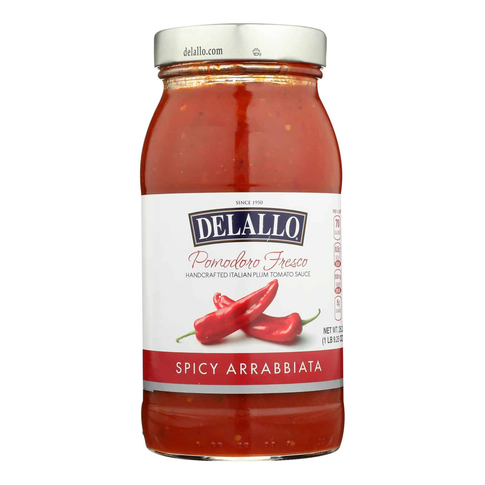 Delallo Pomodoro Fresco Spicy Arrabbiata Sauce - Case of 6 - 25.25 FZ - Image 2