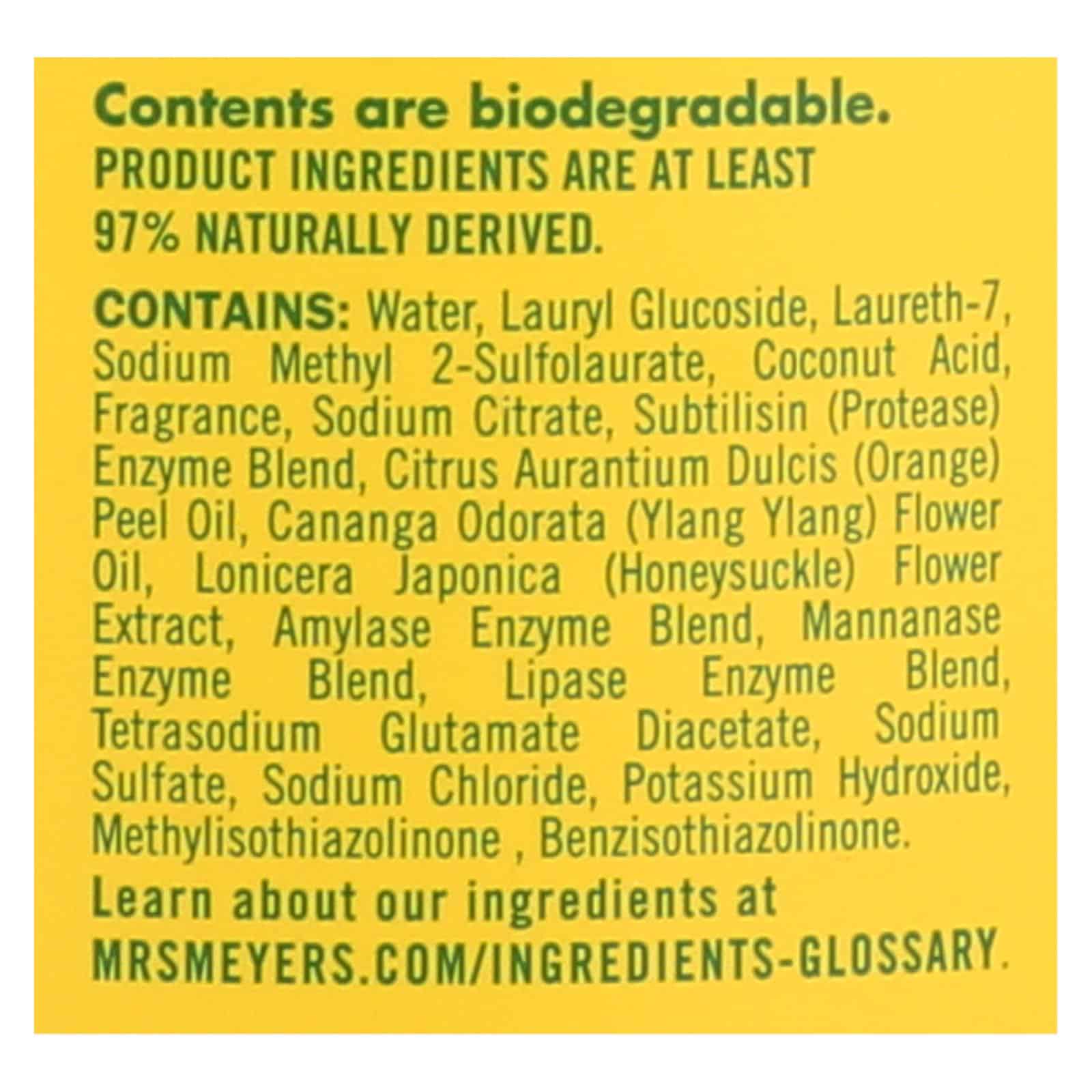 Mrs. Meyer's Clean Day - Laundry Detergent - Honeysuckle - Case of 6 - 64 Fl oz. - Image 2