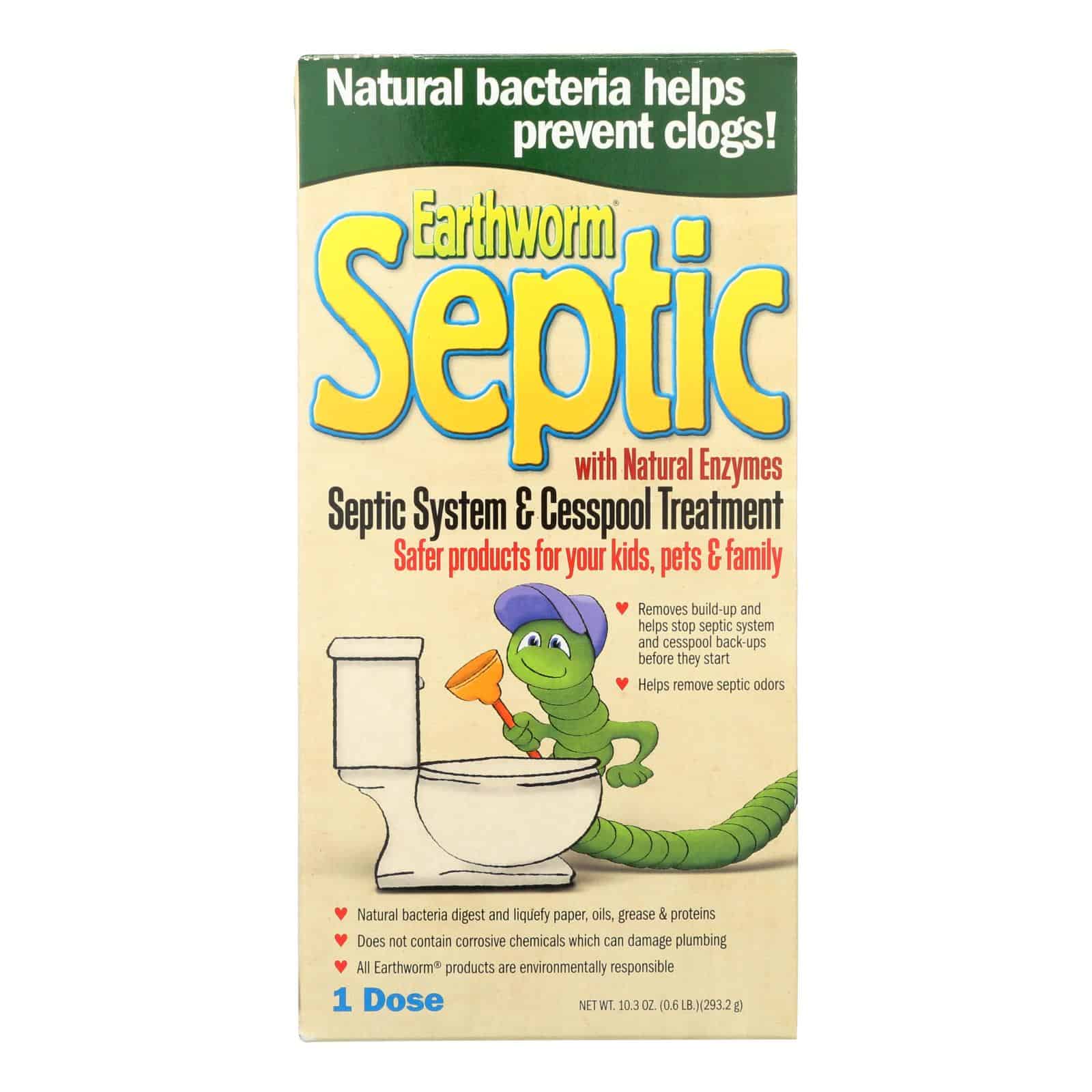 Earthworm Septic System Treatment - Case of 6 - 10.3 FL oz. - Image 2