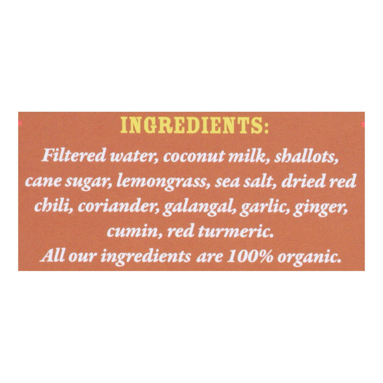 Mike's Organic Curry Love - Organic Curry Simmer Sauce - Yellow Thai - Case of 6 - 8.8 fl oz.