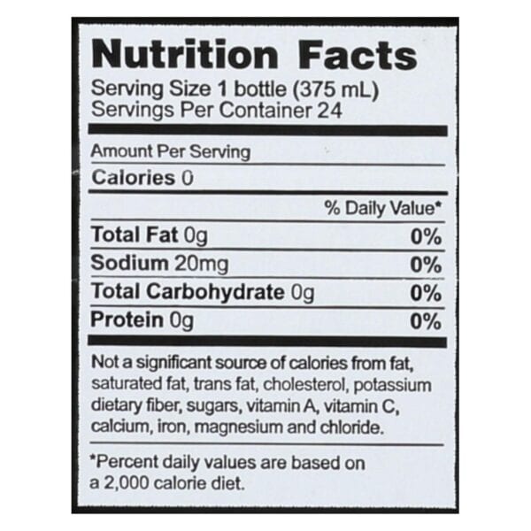 Voss Sparkling Water - Case of 24 - 375 ml