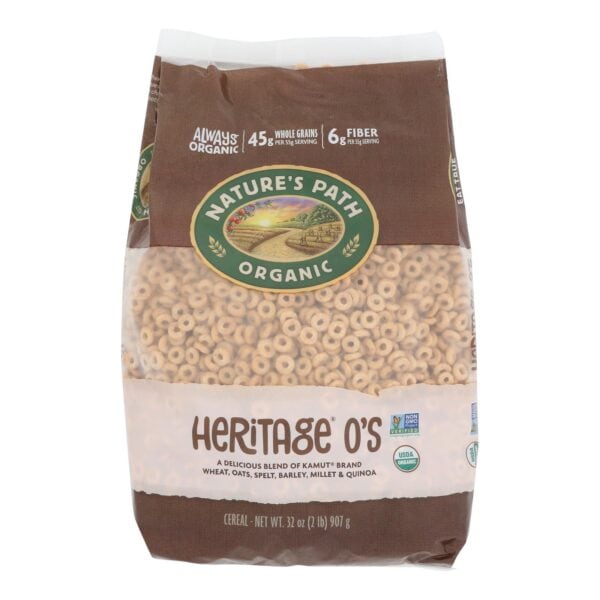 Nature's Path Organic Heritage O's Cereal - Case of 6 - 32 oz. - Image 2