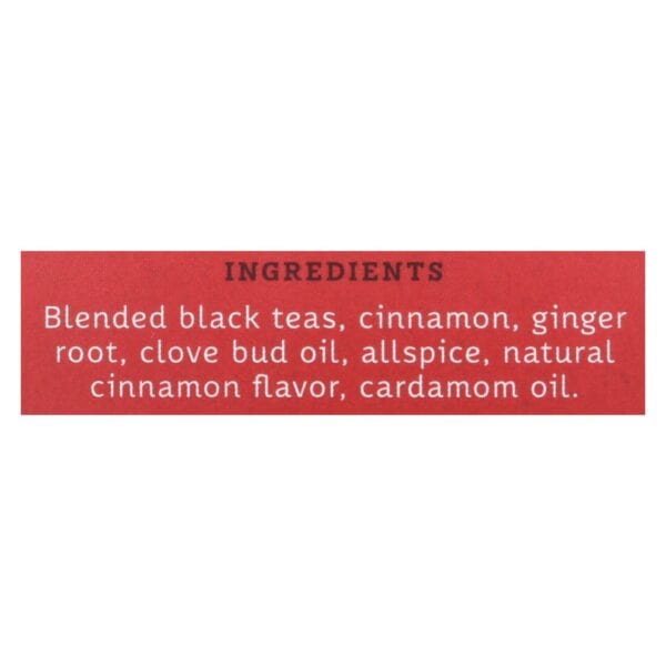 Stash Tea - Tea Black Dble Spice Chai - Case of 6 - 18 BAG - Image 2