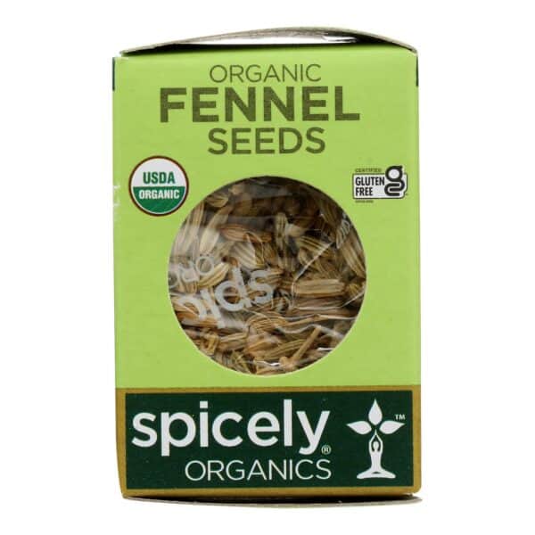 Spicely Organics - Organic Fennel Seed - Case of 6 - 0.3 oz. - Image 2