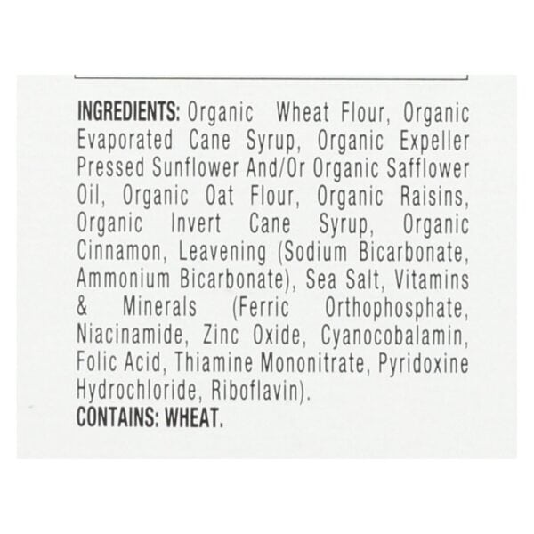 Earth's Best Organic Letter of The Day Oatmeal Cinnamon Cookies - Case of 6 - 5.3 oz. - Image 2