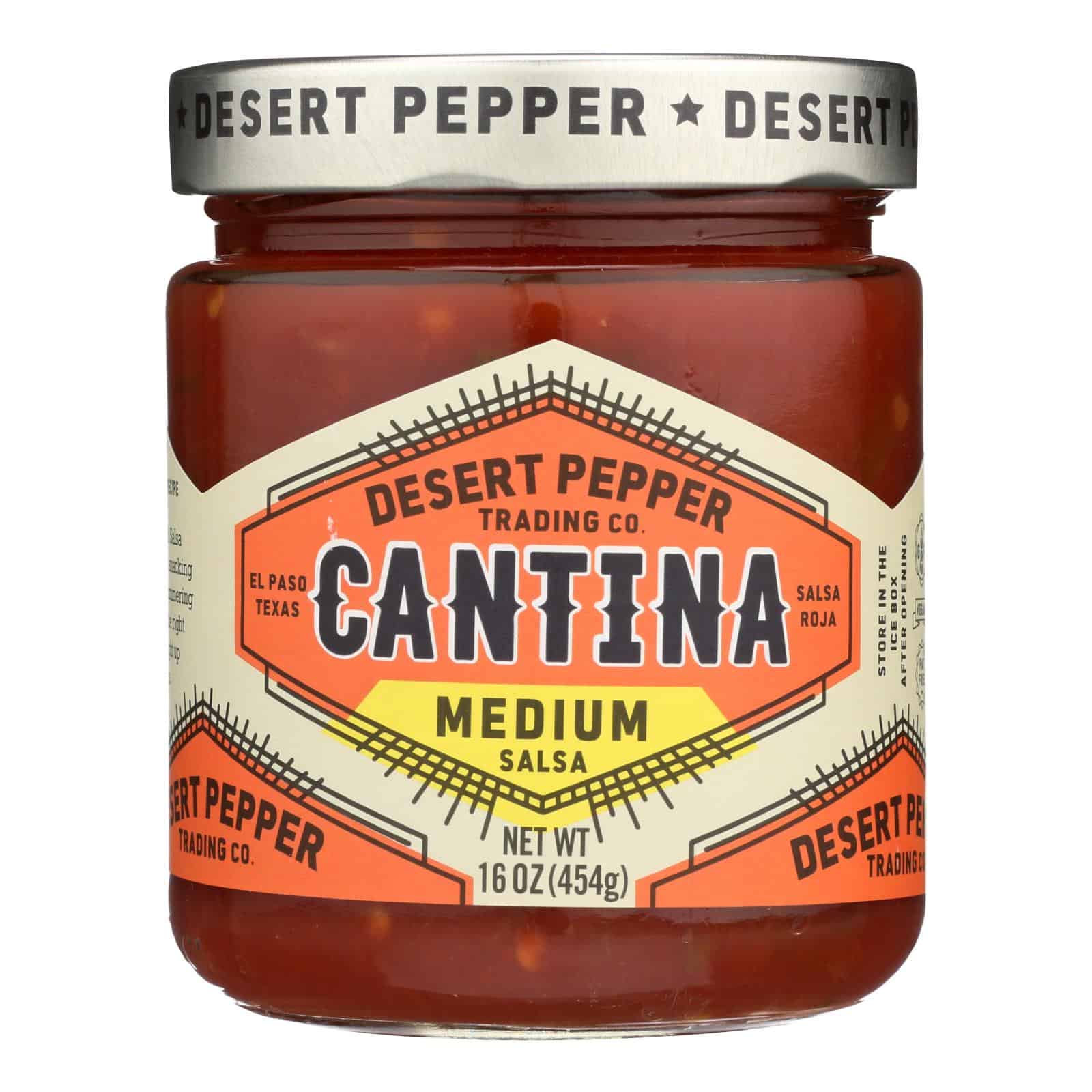 Desert Pepper Trading - Cantina Salsa - Medium Red - Case of 6 - 16 oz - Image 3