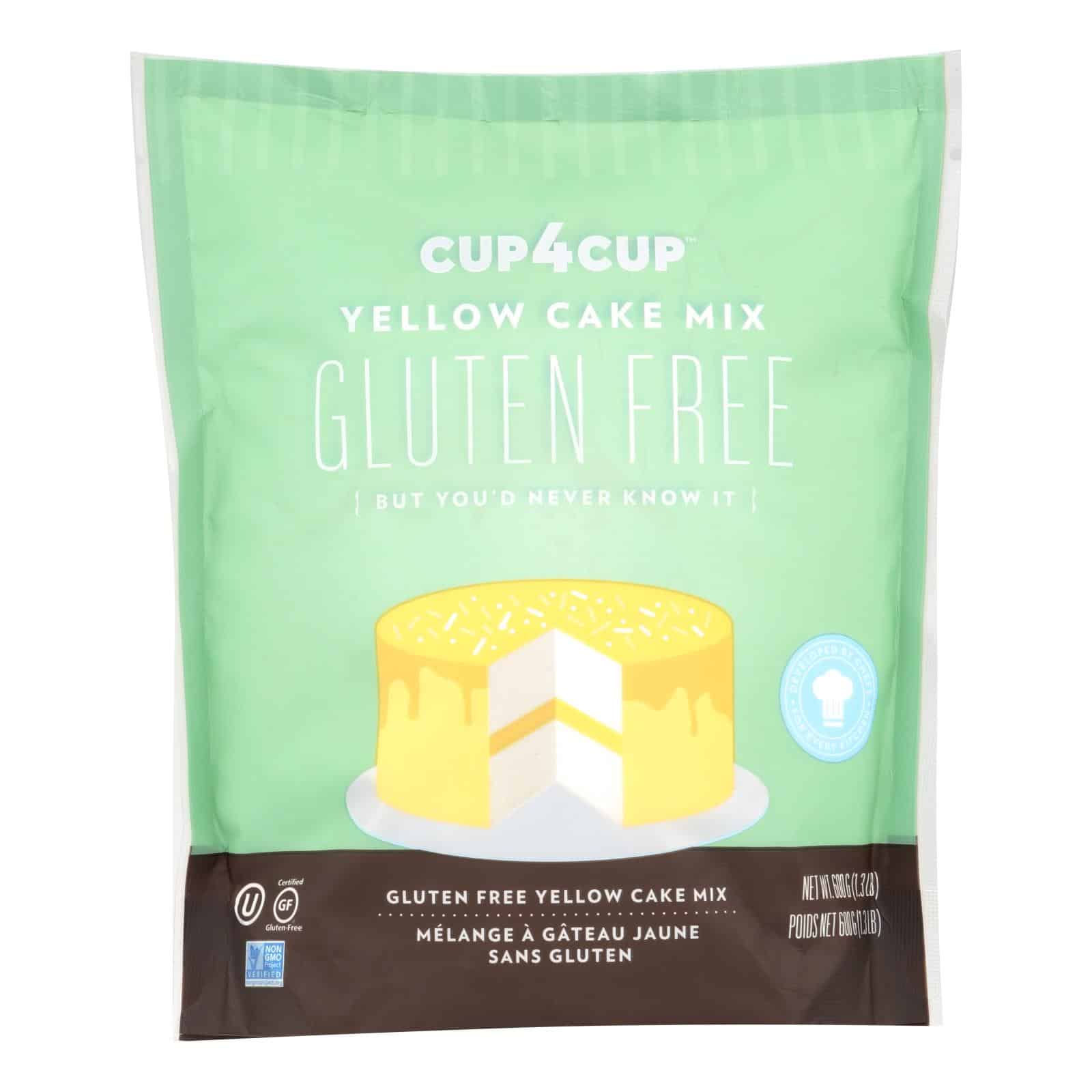 Cup 4 Cup Gluten Free Yellow Cake Mix - Case of 6 - 600 GR - Image 2
