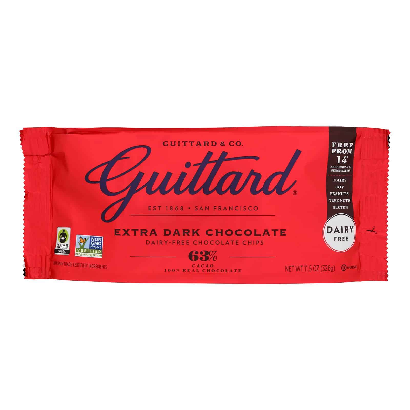 Guittard Chocolate Extra Dark - Chocolate Chip - Case of 12 - 11.5 oz. - Image 2