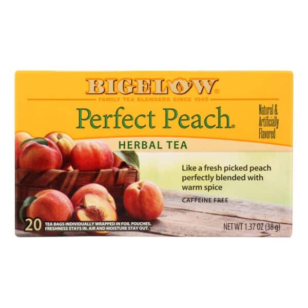 Bigelow Tea Tea - Peach - Case of 6 - 20 BAG - Image 2