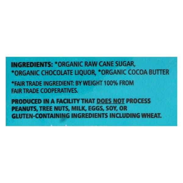 Equal Exchange Organic Chocolate Chips - Semi-Sweet - Case of 12 - 10 oz. - Image 2