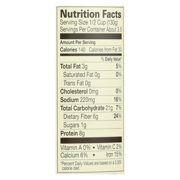 Amy's - Organic Light In Sodium Refried Black Beans - Case of 12 - 15.4 oz. - Image 3