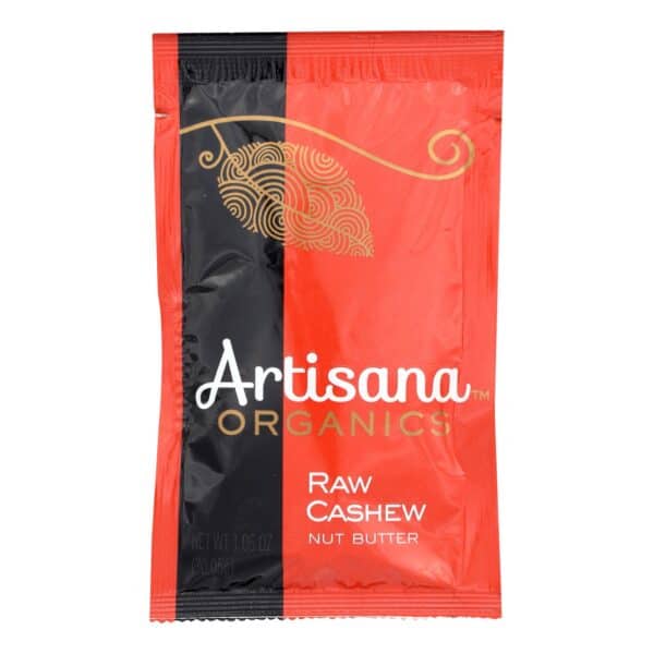 Artisana Organic Raw Cashew Butter - Squeeze Packs - 1.06 oz - Case of 10 - Image 2