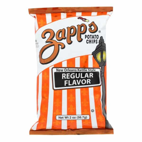 Zapps Potato Chips Chips - Regular 2 oz - Case of 25 - 2 oz