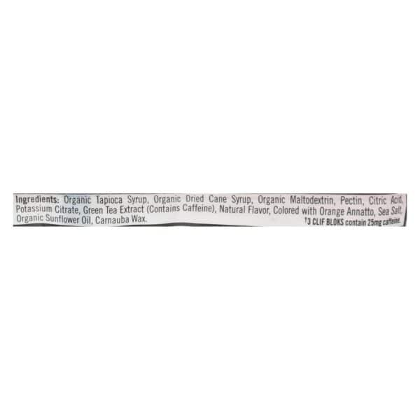 Clif Bar Clif Shot Bloks - Organic Orange - Case of 18 - 2.1 oz - Image 2