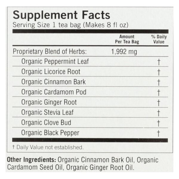 Yogi Egyptian Licorice - Mint - Case of 6 - 16 Bags - Image 2