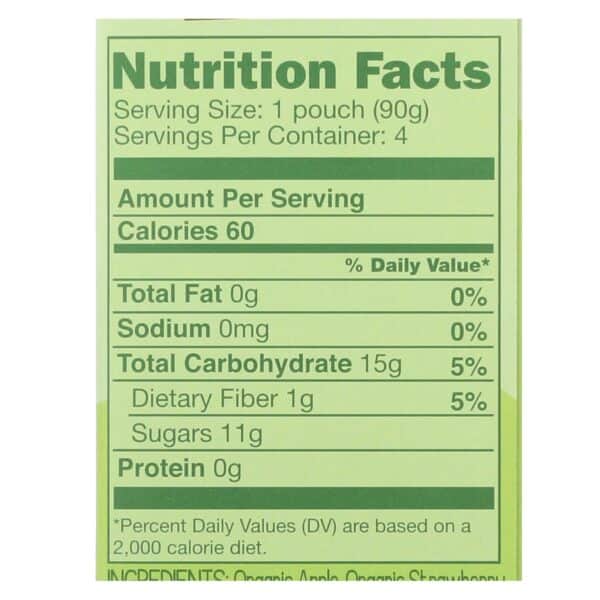 GoGo Squeeze Applesauce - Apple strawberry - Case of 12 - 3.2 oz. - Image 2