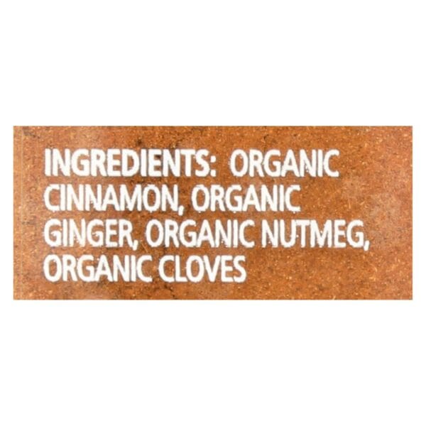 Simply Organic Pumpkin Spice - Case of 6 - 1.94 oz. - Image 2