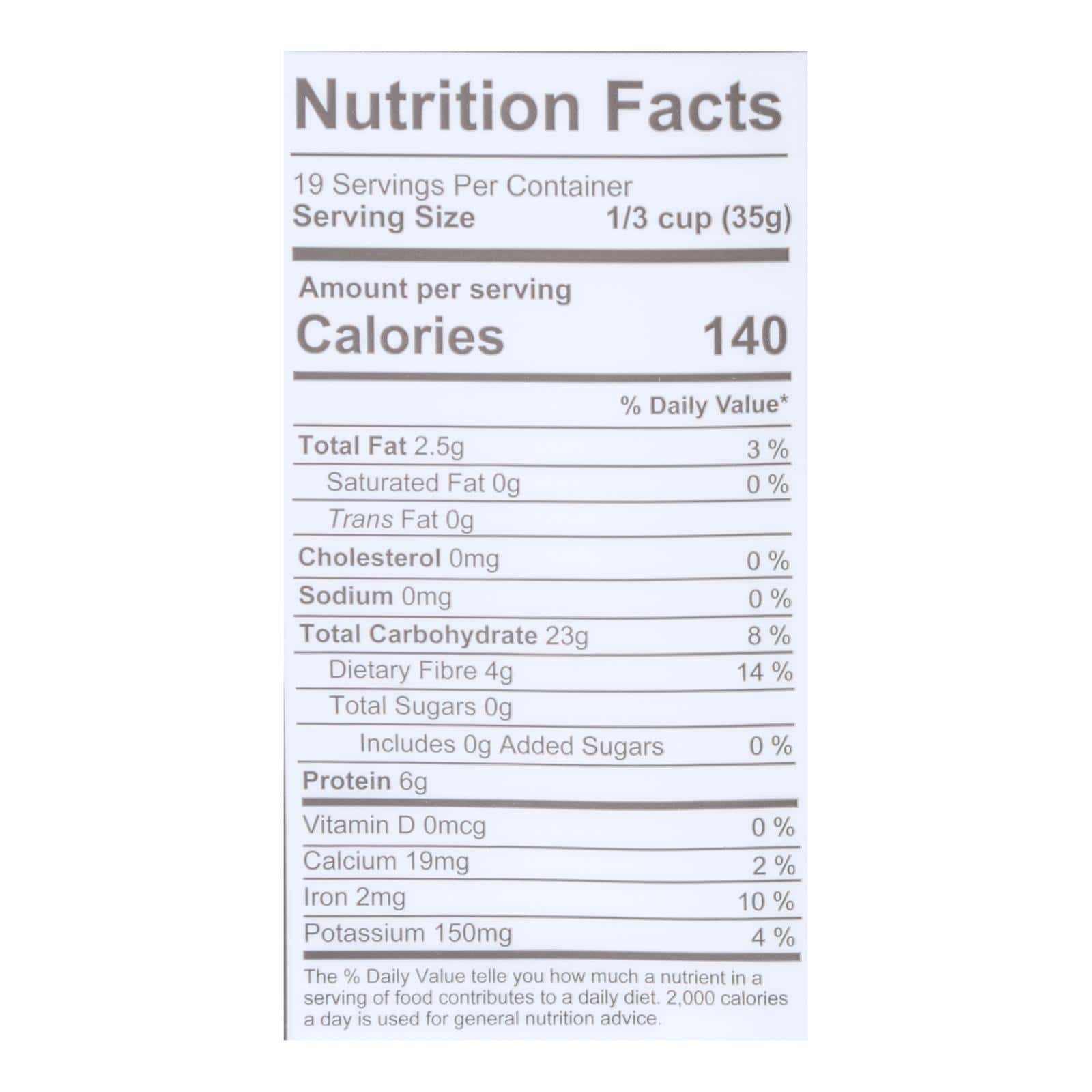 One Degree Organic Foods Organic Steel Cut Oats - Sprouted - Case of 4 - 24 oz - Image 2