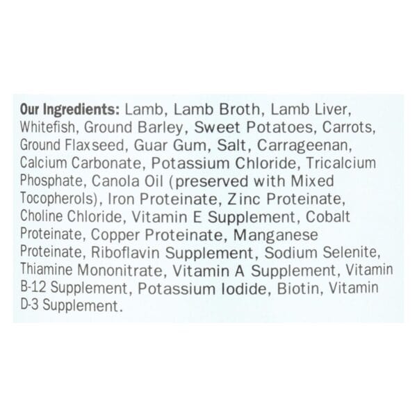Wellness Pet Products Dog Food - Lamb and Sweet Potato Recipe - Case of 12 - 12.5 oz. - Image 3