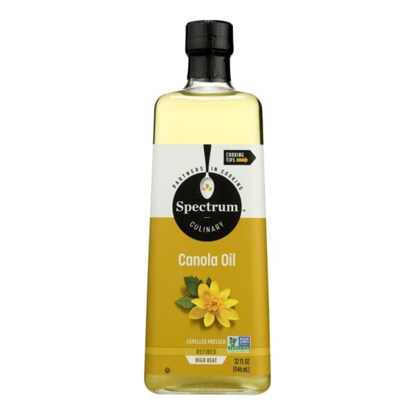Spectrum Naturals Refined Canola Oil - Case of 12 - 32 Fl oz. - Image 3