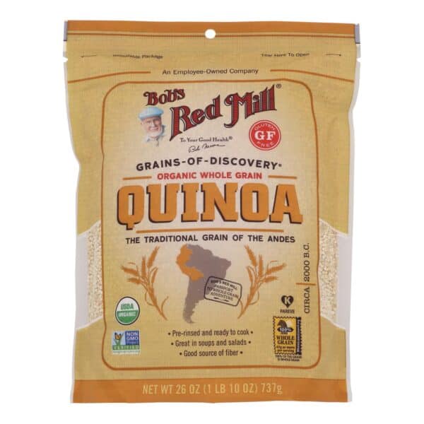 Bob's Red Mill Organic Whole Grain Quinoa - Case of 4 - 26 OZ - Image 3