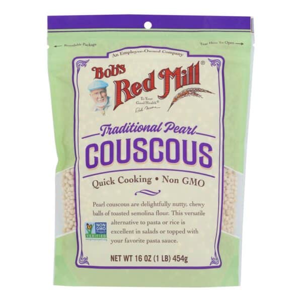 Bob's Red Mill - Couscous Pearl Natural - Case of 4 - 16 OZ - Image 3
