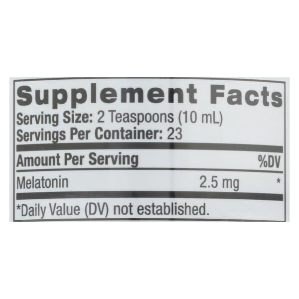 Natrol - Melatonin Liquid 2.5mg - 8 FZ - Image 3
