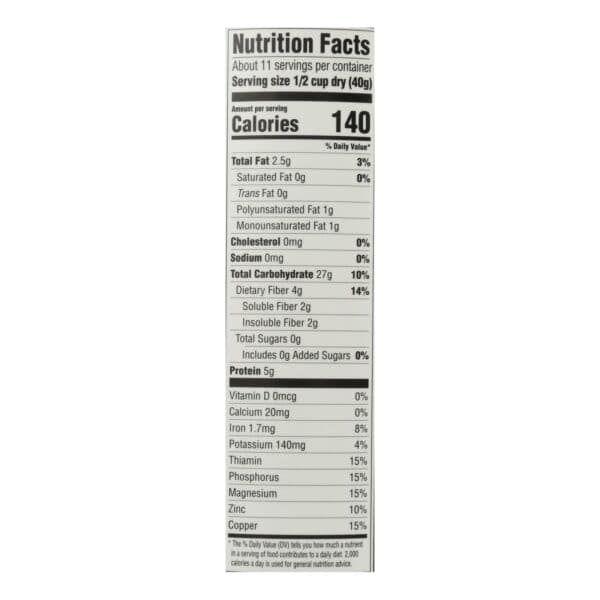 Better Oats Organic Cereal - Quick Oats - Case of 12 - 16 oz. - Image 3