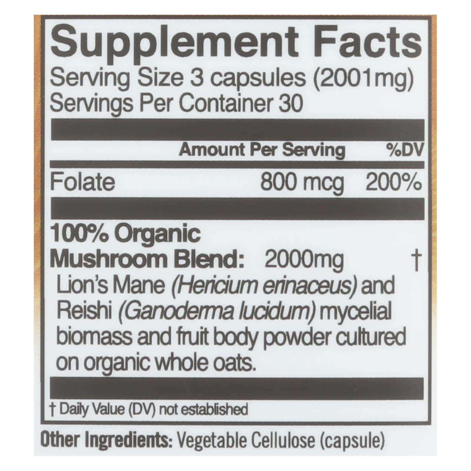 Om - Mush Sprfd Brain Fuel - 1 Each - 90 CT - Image 2