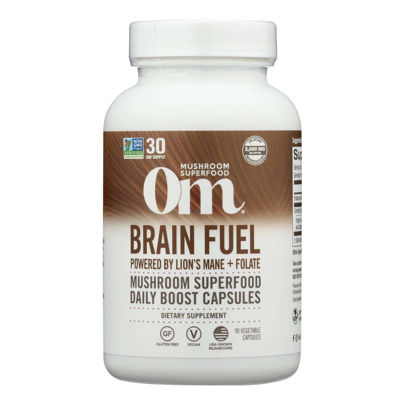 Om - Mush Sprfd Brain Fuel - 1 Each - 90 CT - Image 3