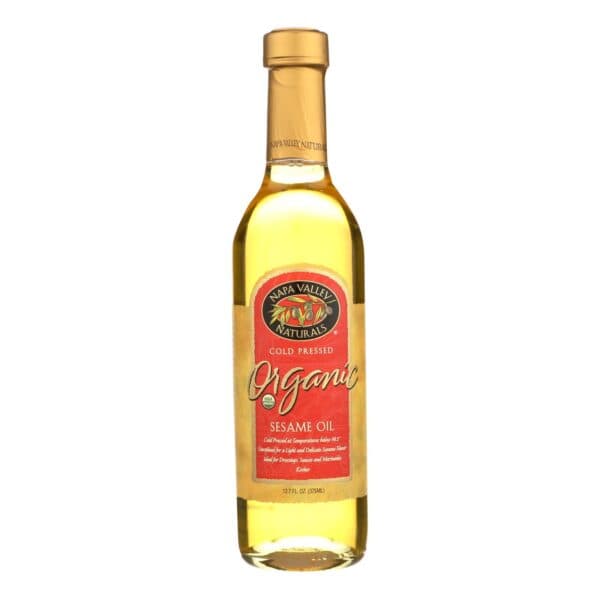 Napa Valley Naturals Organic Cold Pressed Sesame Oil - Case of 12 - 12.7 Fl oz. - Image 3