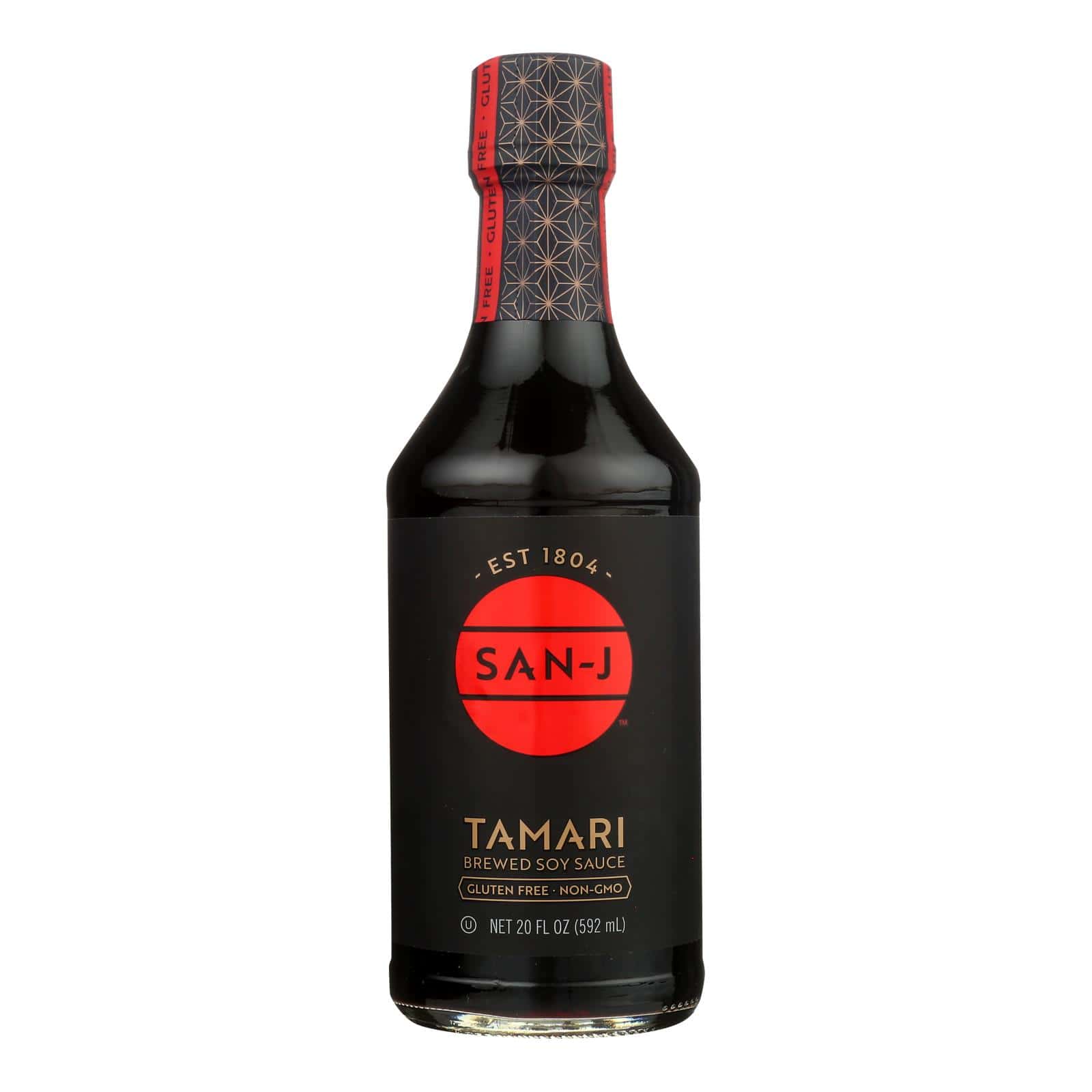 San - J Tamari Soy Sauce - Case of 6 - 20 Fl oz. - Image 2