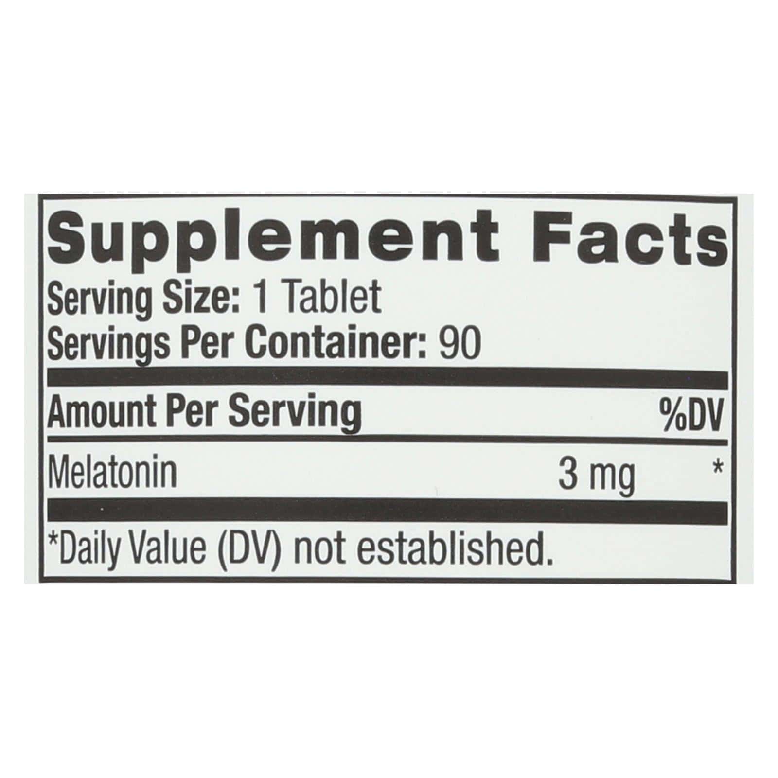 Natrol Melatonin Fast Dissolve Strawberry - 3 mg - 90 Tablets
