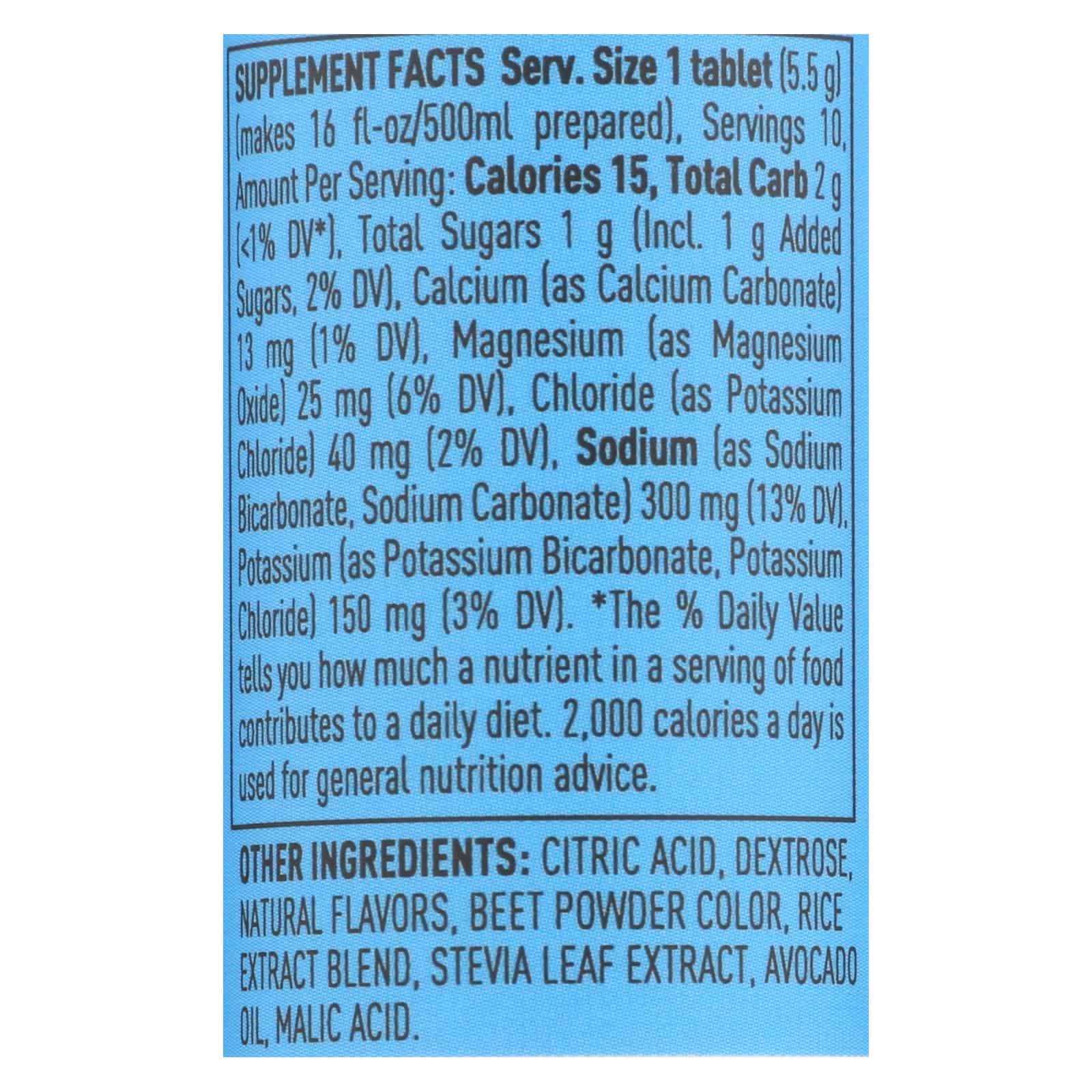 Nuun Hydration Drink Tab - Active - Fruit Punch - 10 Tablets - Case of 8 - Image 2