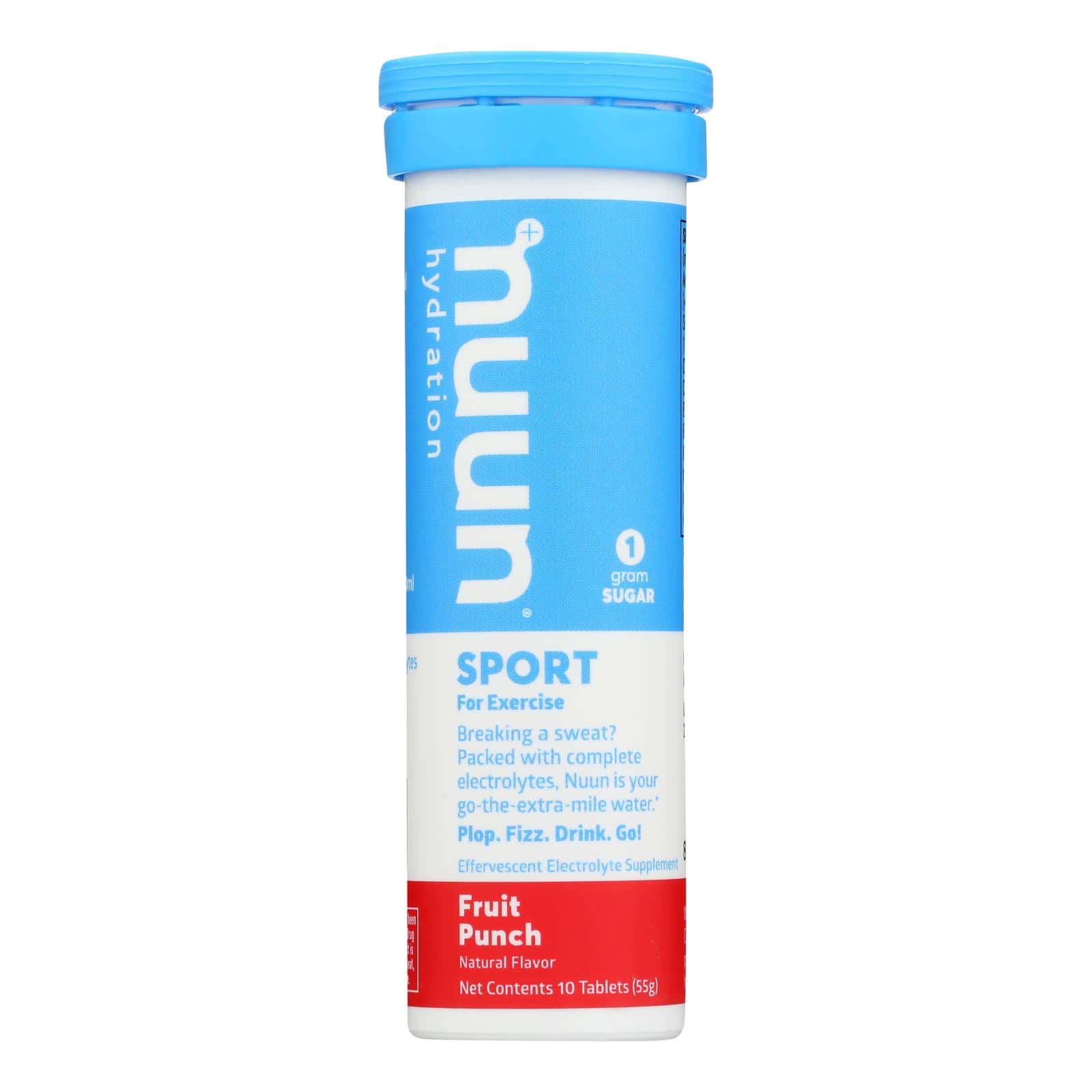 Nuun Hydration Drink Tab - Active - Fruit Punch - 10 Tablets - Case of 8 - Image 3