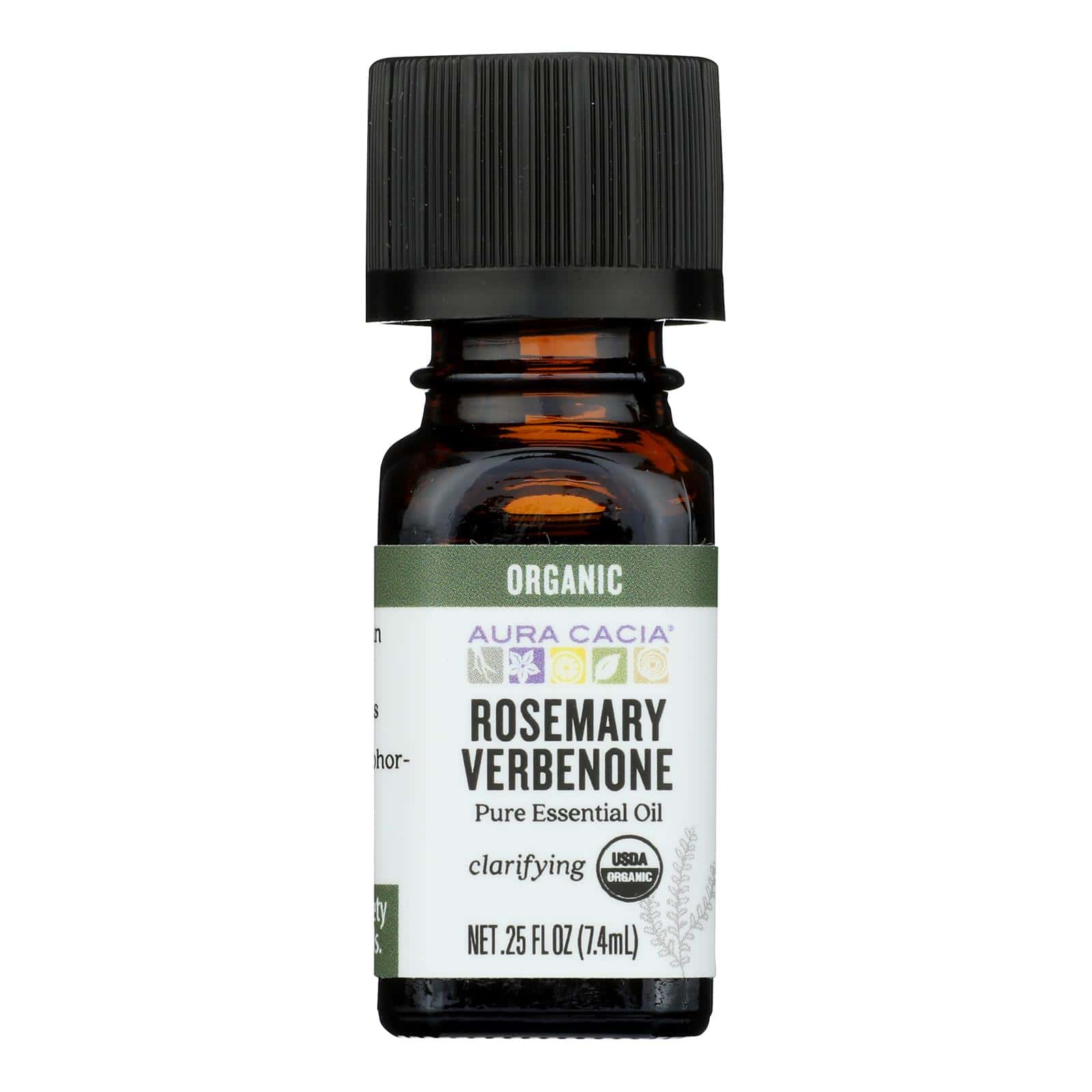 Aura Cacia - Essential Oil - Rosemary Verbenone - Case of 1 - .25 fl oz. - Image 2