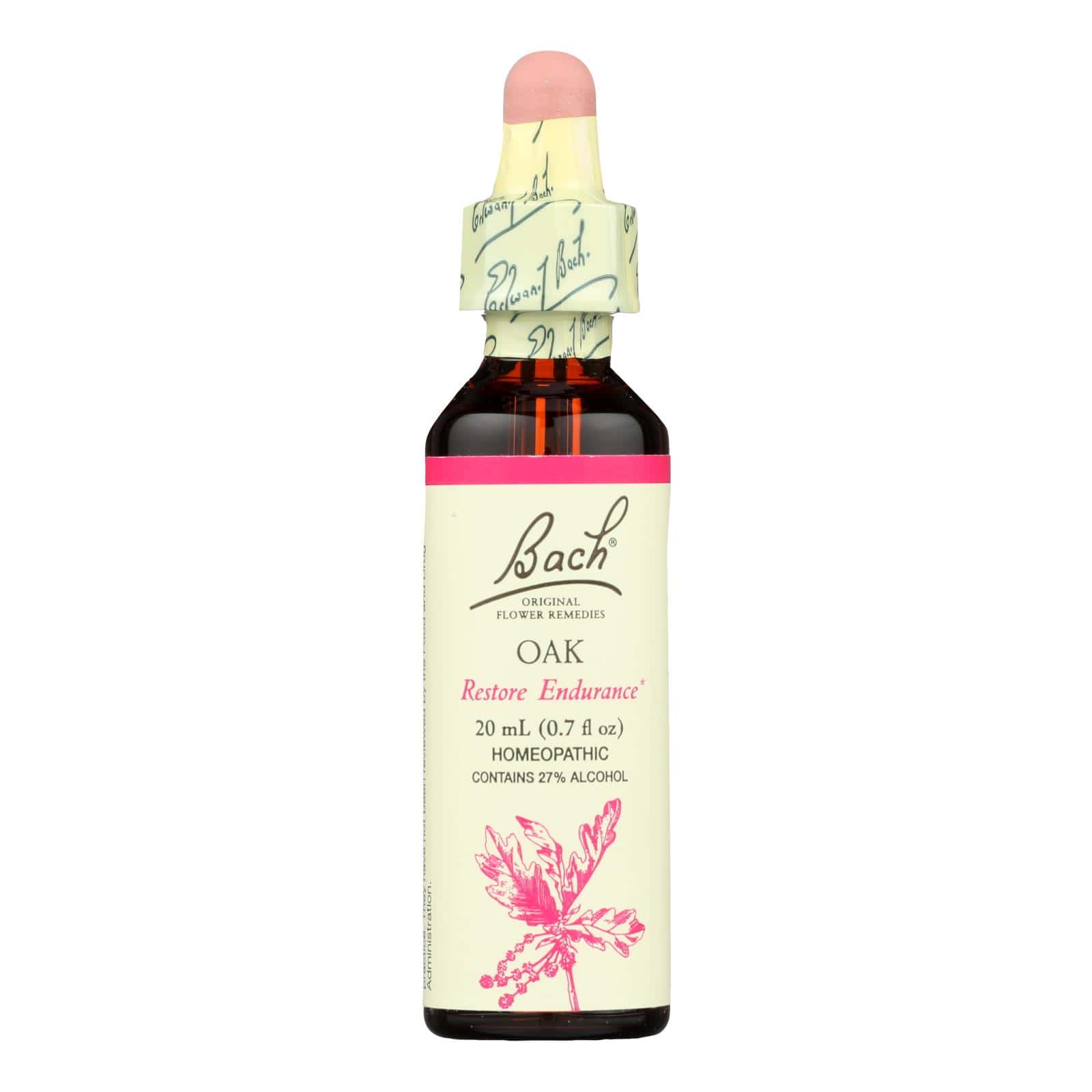 Bach Flower Remedies Essence Oak - 0.7 fl oz - Image 2