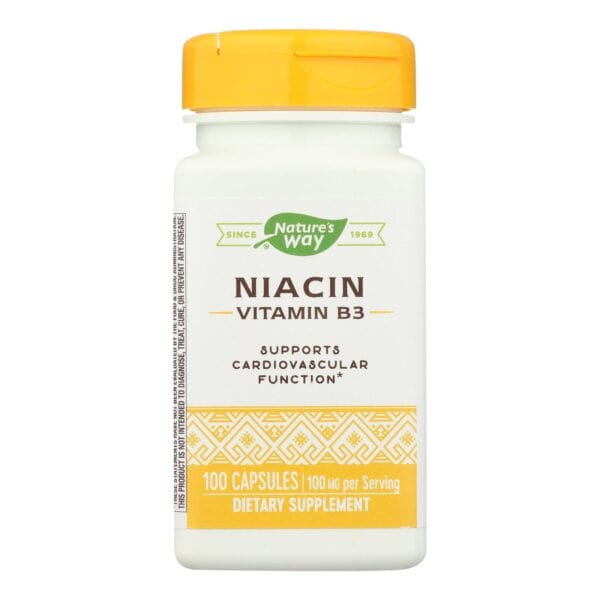 Nature's Way - Niacin - 100 mg - 100 Capsules