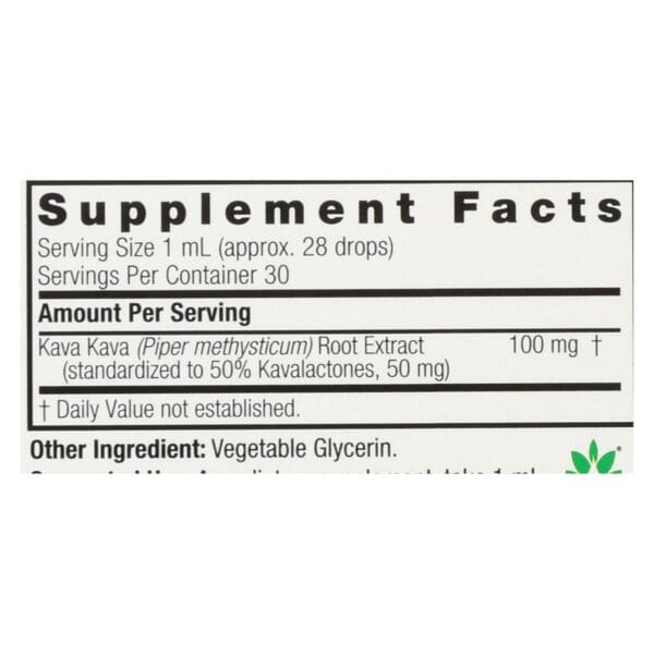 Nature's Answer - Kava 6 Extract - Alcohol Free - 1 oz - Image 2