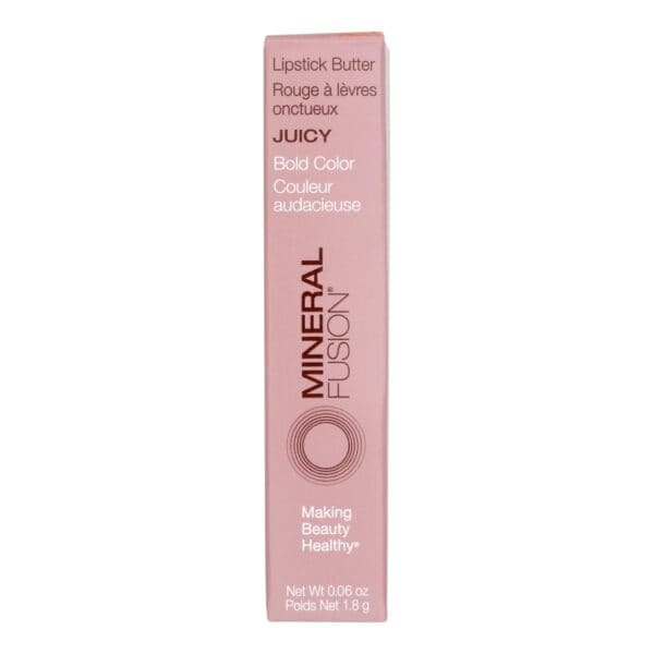 Mineral Fusion - Mkup Lipstick Buter Juicy - 1 Each-.06 OZ
