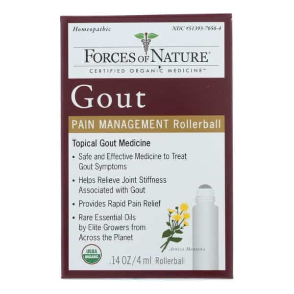 Forces Of Nature - Gout Pain Management - 1 Each - 4 ML - Image 2