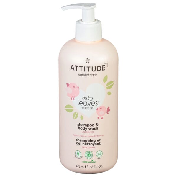 Attitude - Baby Wash 2in1 Frag Free - 1 Each 1-16 OZ - Image 2
