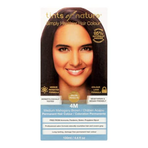Tints Of Nature 4M Medium Mahogany Brown Hair Color  - 1 Each - 4.4 FZ - Image 2